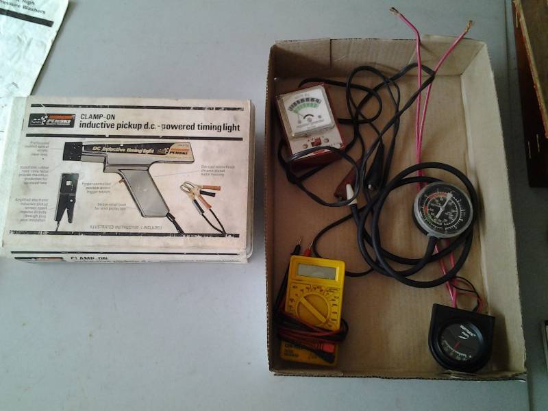 Penske Timing Light, Amp Meter, Multi Meter, Regulator Tester, Vacuum Gauge