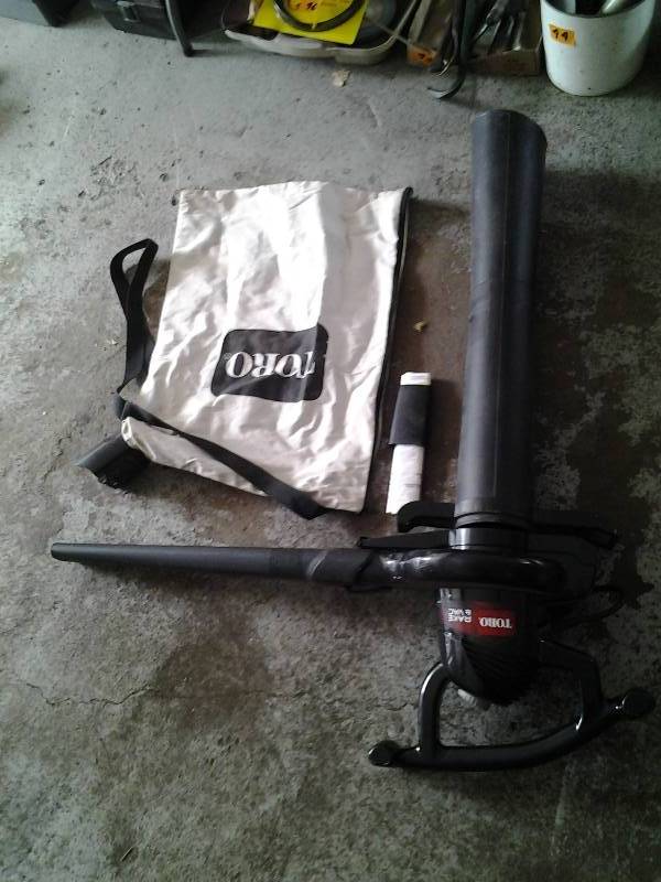 Toro Electric Blower Vacuum With Bag