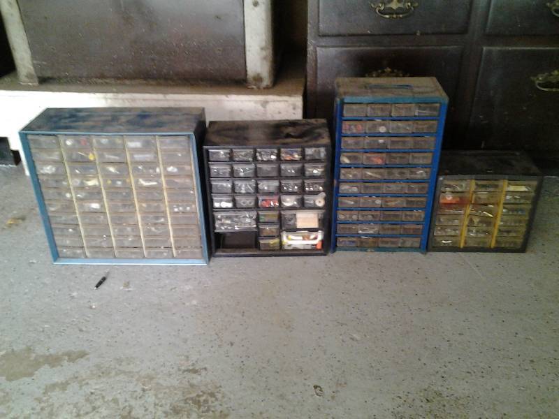 4-Hardware Organizers Full Of Good Stuff