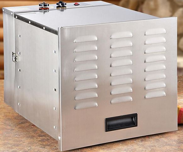 Food Dehydrator, Stainless Steel, 10 Tray