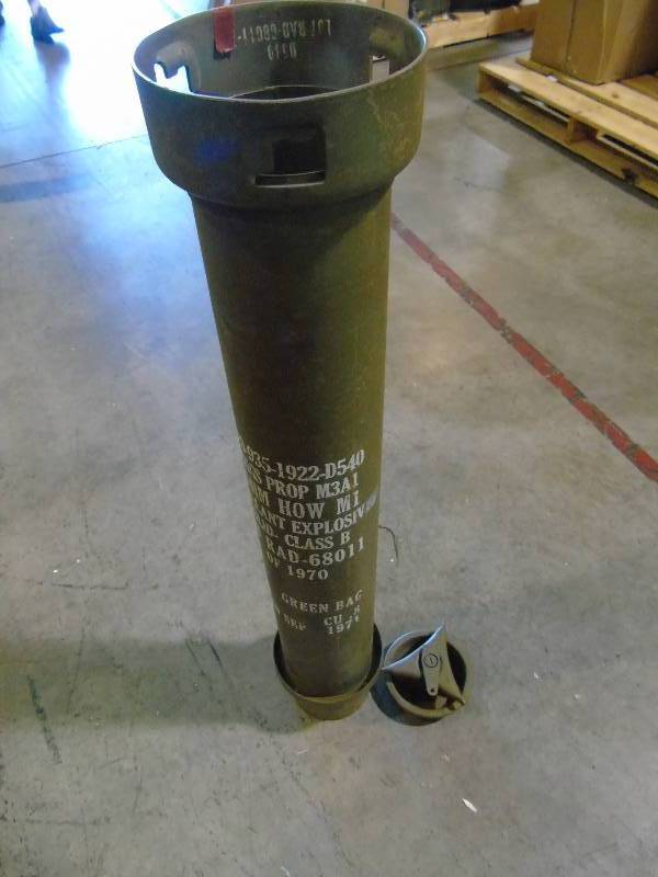 Used U.S. Military Surplus M14A2 Cylinder, Olive Drab