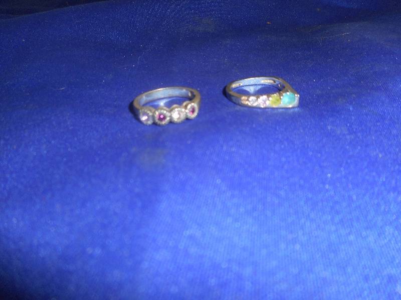 2 STERLING RINGS