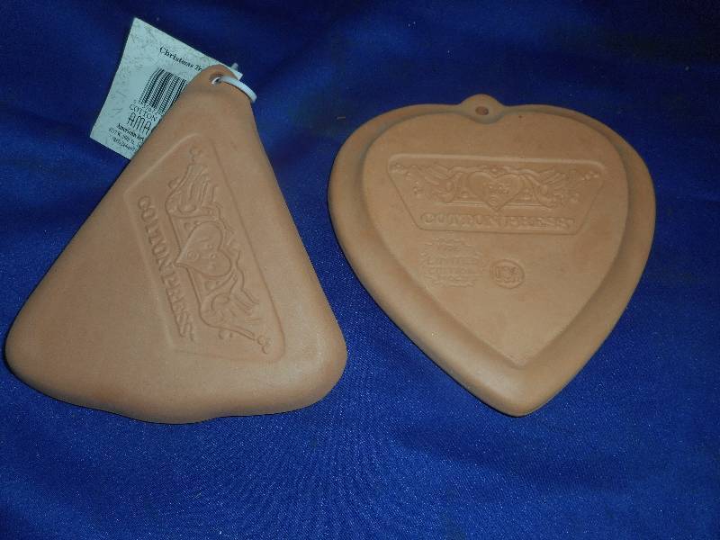 TERRA COTTA CLAY COOKIE MOLDS