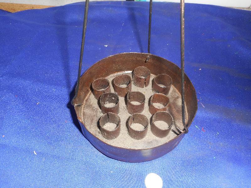 ANTIQUE HANGING OUTSIDE CANDLE HOLDER