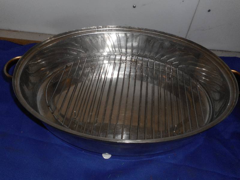 STAINLESS ROASTER AND RACK