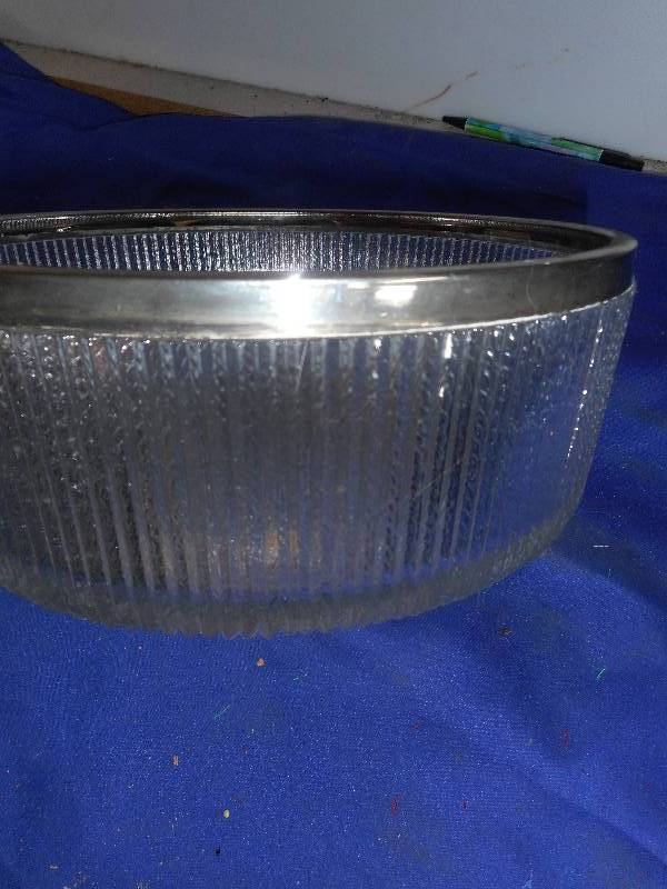 VINTAGE ETCHED DISH