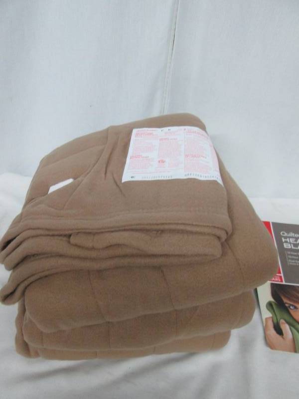 Sunbeam Quilted Fleece Electric Blanket - Queen