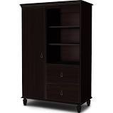 South Shore Moonlight Armoire - Dark Mahogany