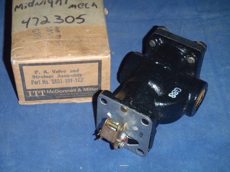 P.A. Valve and Strainer Assembly