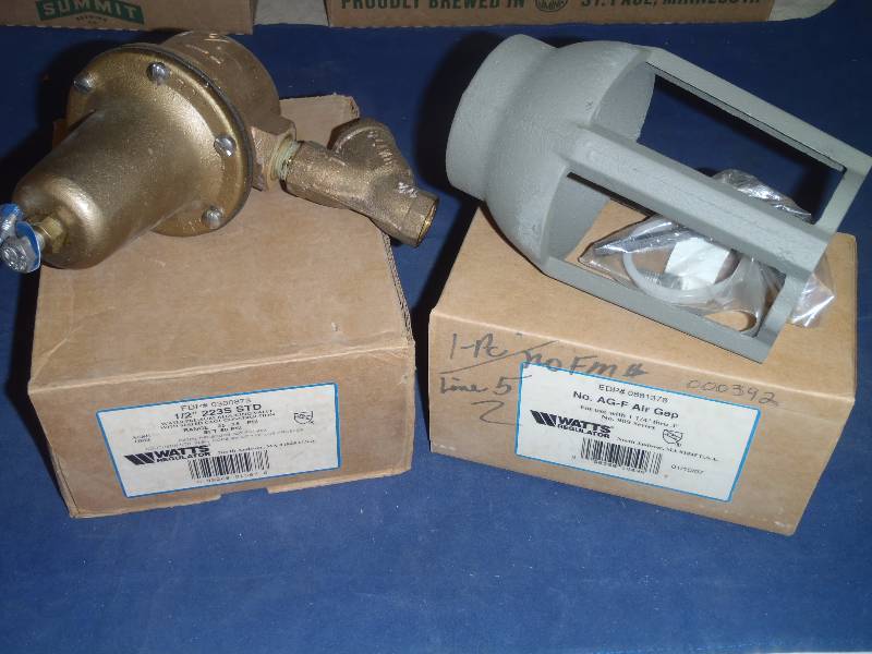 Air Gap & Water Pressure Reducing Valve