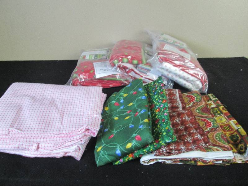 lot 34 image: Quilting Fabric And Quilting Kit