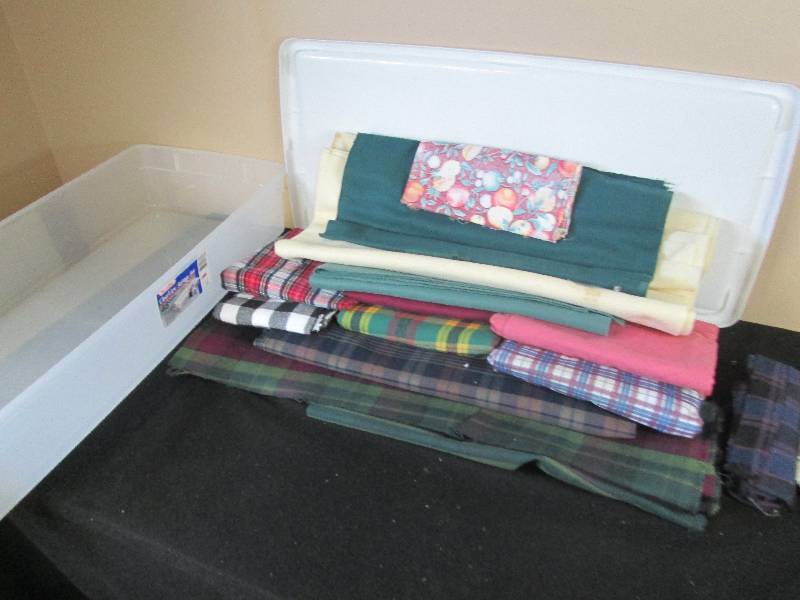 lot 40 image: Flannel Fabric