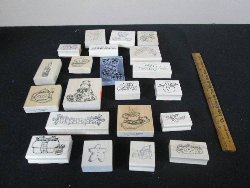 lot 56 image: Rubber Stamper Assortment