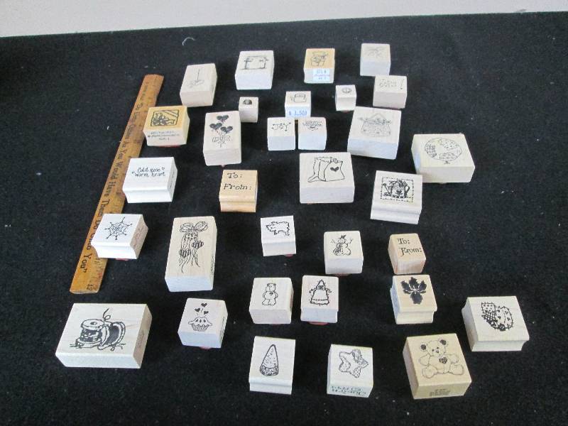 lot 58 image: Rubber Stamper Assortment