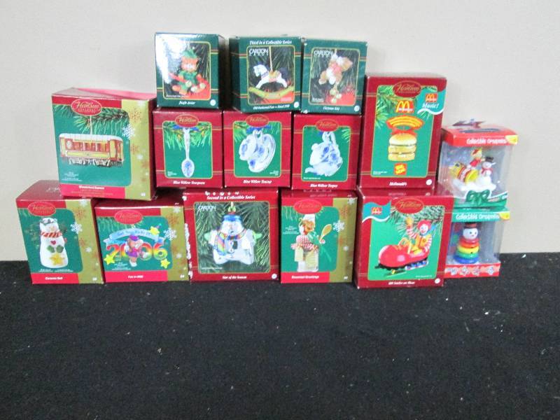 lot 203 image: Carlton Cards McDonalds Ornaments
