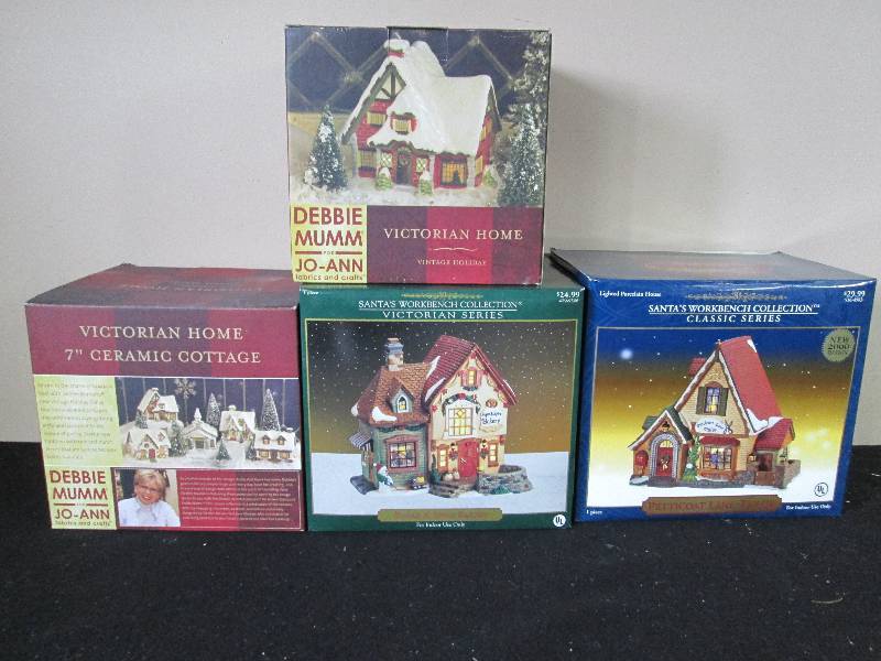 lot 207 image: Victorian Home & Santas Work Bench Village