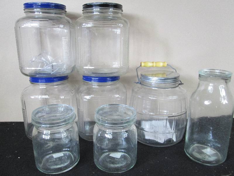 lot 210 image: Peanut Pickle Jars