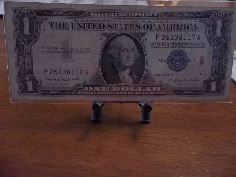 US $1 Silver Certificate Series 1957 A