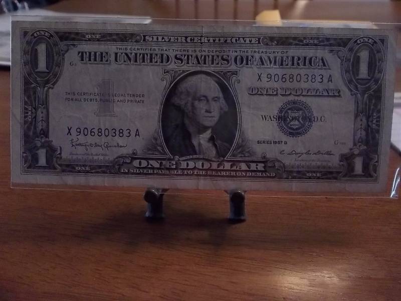 US $1 Silver Certificate Series 1957 B