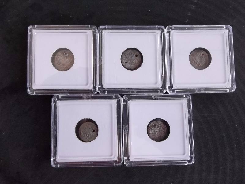 5-Silver 1700s Ottoman Empire Coins