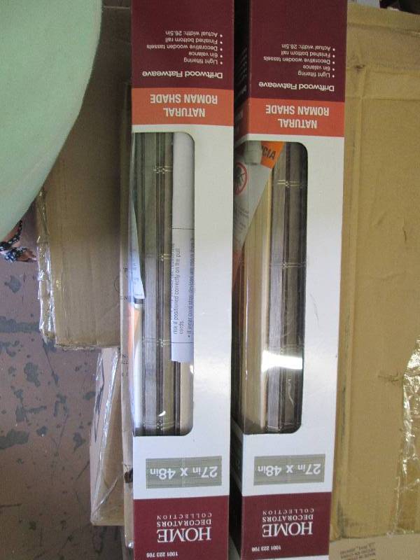 Set of 2 Home Natural Roman Shade 2...