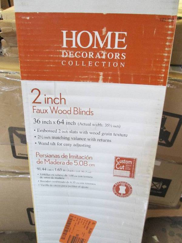 Set of 2 Home 2 inch Faux Wood Blin...