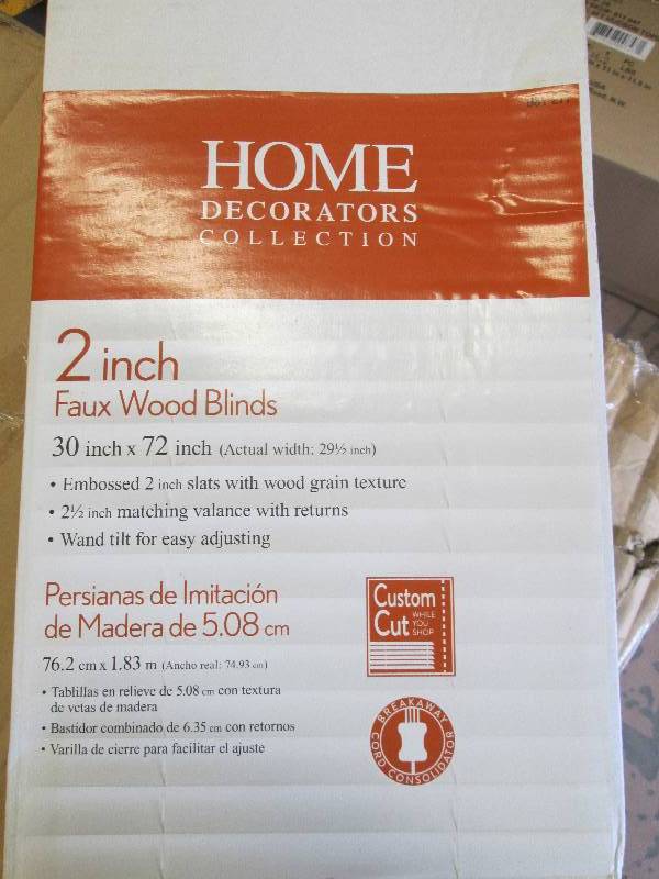 Set of 2 Home 2 inch Faux Wood Blin...