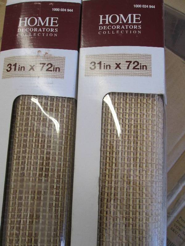 Set of 2 Home Natural Roman Shade N...