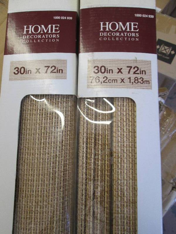 Set of 2 Home Natural Roman Shades ...