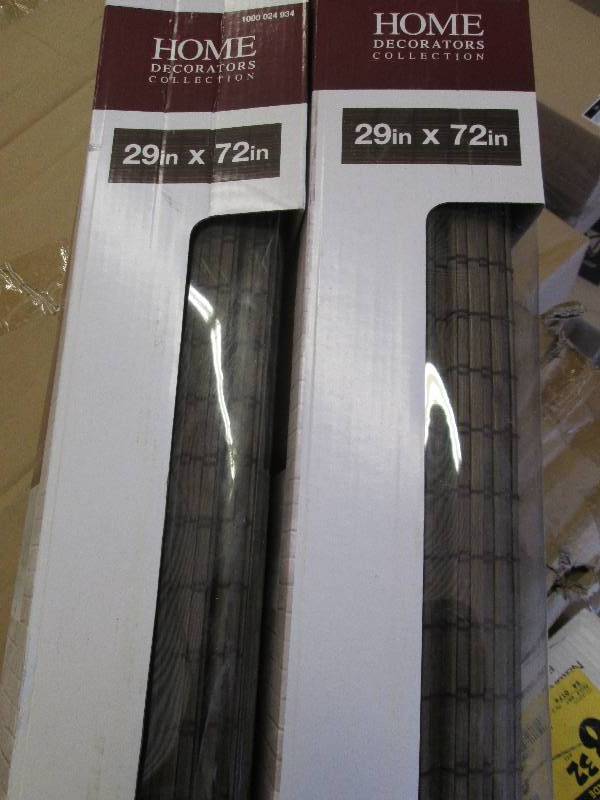 Set of 2 Home Natural Roman Shades ...