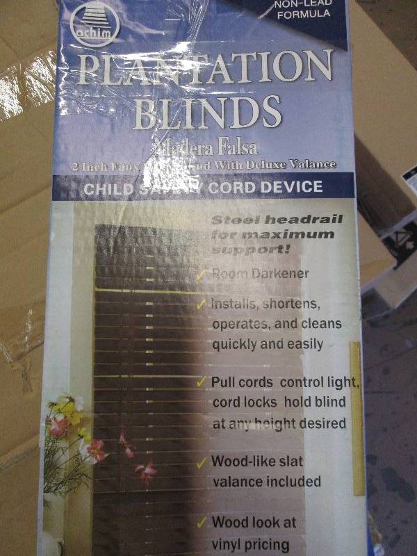Set of 2 Plantation Blinds 23 X 64...