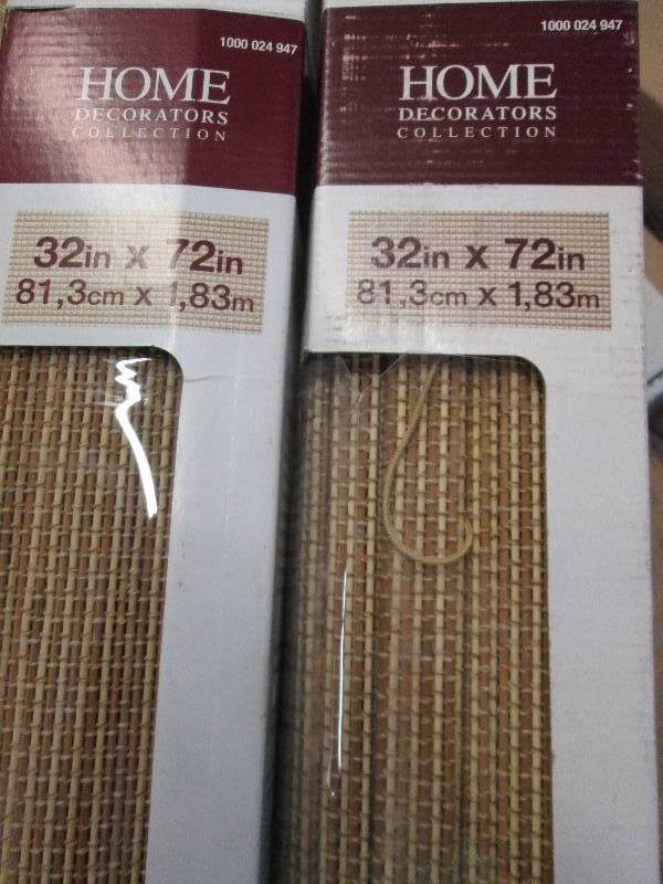 Set of 2 Home  Natural Roman Shade ...