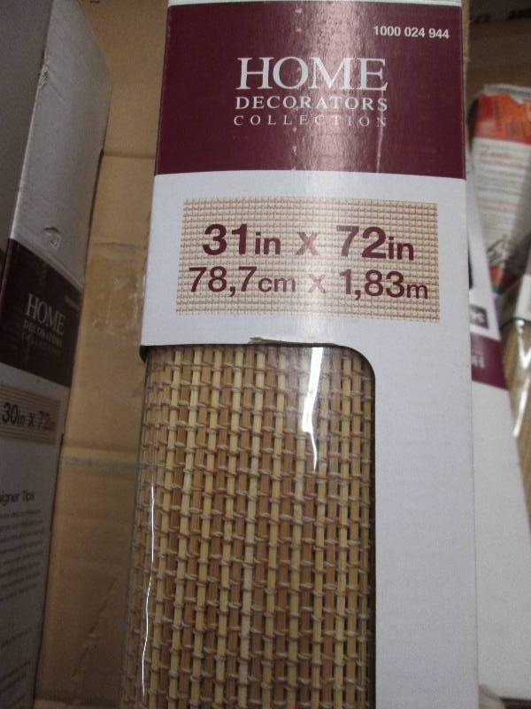 Set of 2 Home Natural Roman Shade 3...