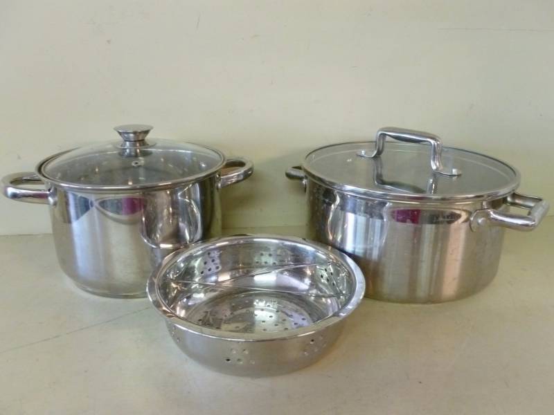 lot 78 image: Stainless Cookware