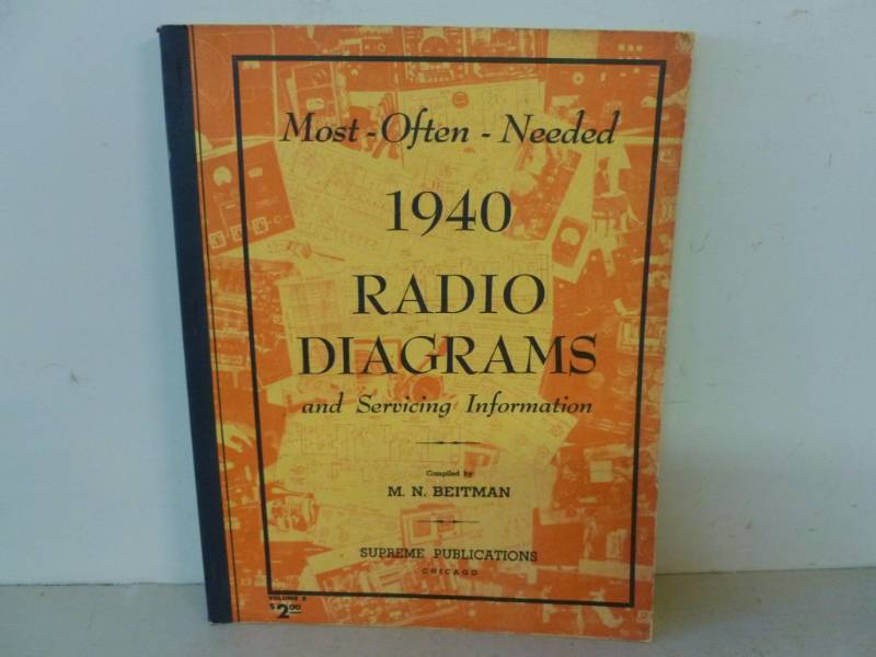 lot 142 image: Vintage Radio Diagram Booklet