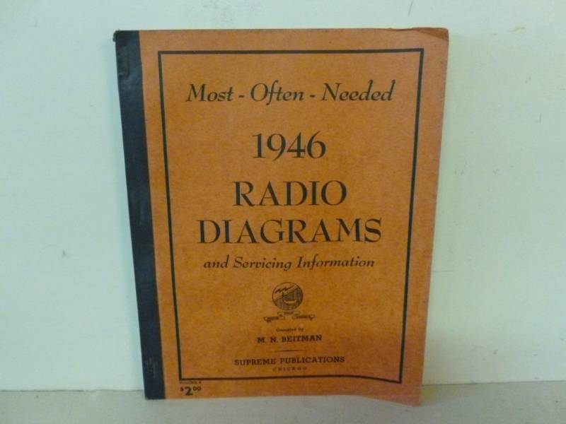 lot 143 image: Vintage Radio Diagram Booklet