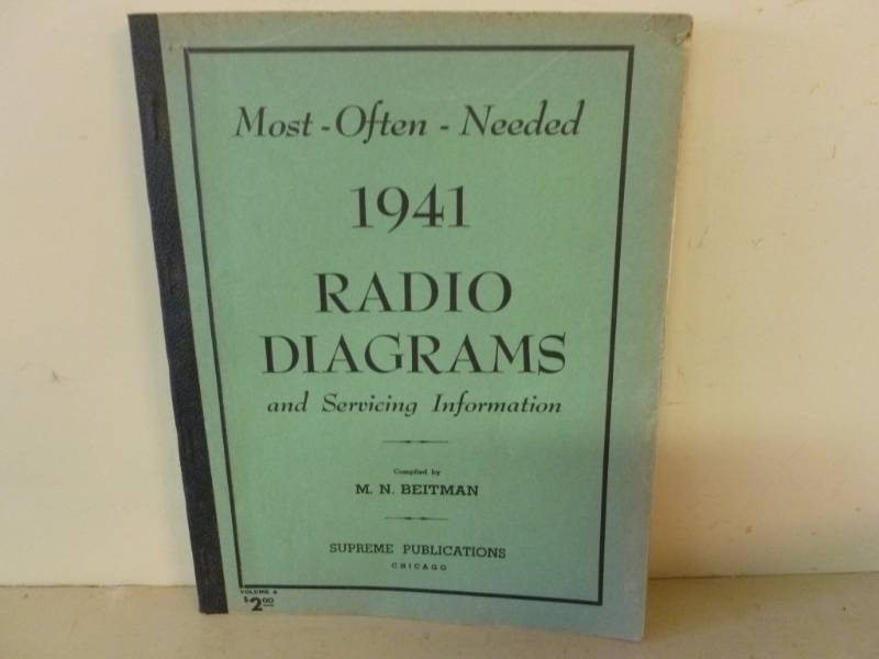 lot 144 image: Vintage Radio Diagram Booklet