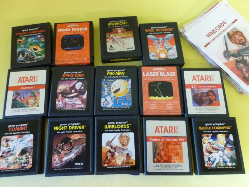 lot 180 image: Vintage Atari Games