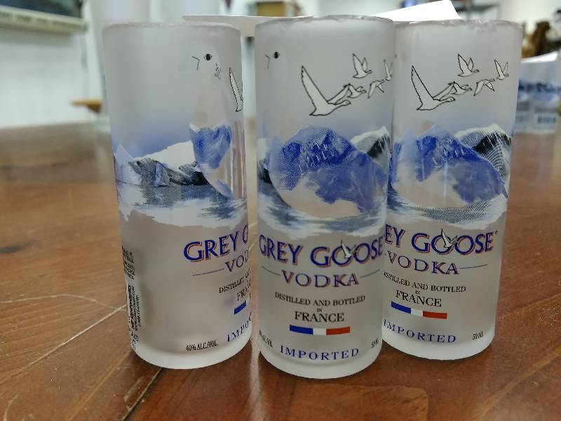 lot 22 image: Grey Goose Vodka Shot Glasses