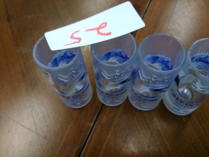 lot 25 image: Grey Goose Vodka Shot Glasses