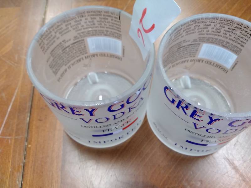 lot 26 image: Grey Goose Drinking Glasses