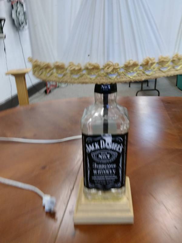 lot 30 image: Jack Daniels Old No. 7 Table Lamp