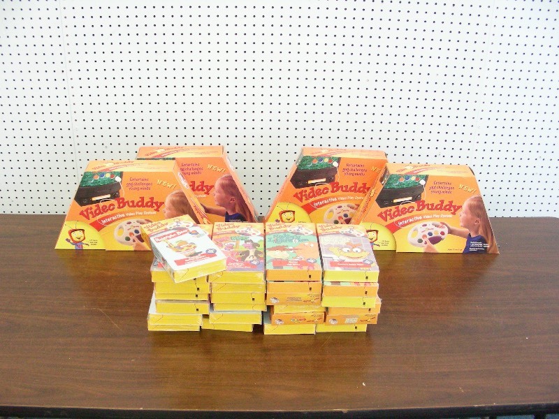 Large Lot of New Old Stock Video Buddy Play System