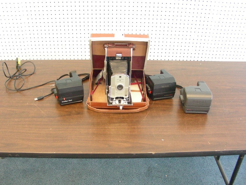 MINT Polaroid 95 Land Camera and others.