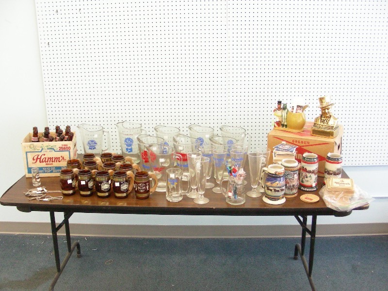 Large Lot of Vintage Beer Memorabilia