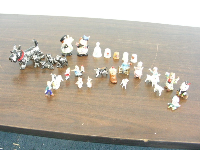 Lot of Vintage Porcelain Miniature Nursery Rhyme etc. Figurines