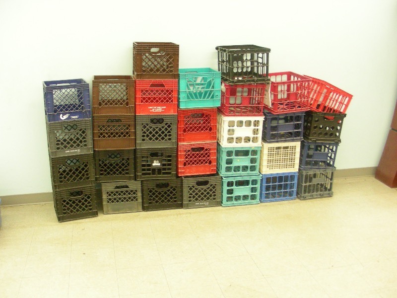 HUGE Lot of Plastic Crates