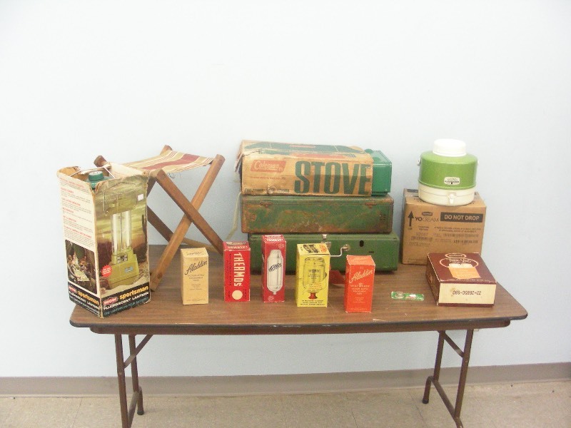 Lot of Vintage Camping Equipment