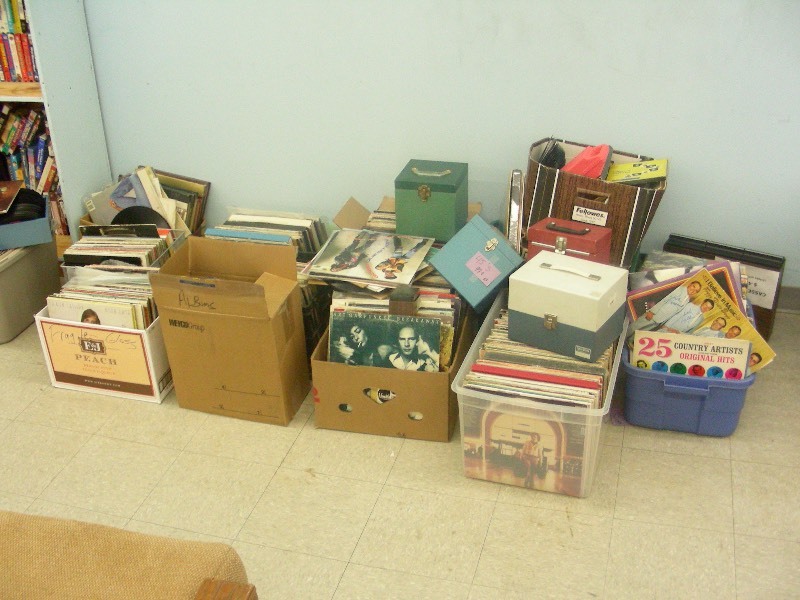 MASSIVE Lot of Vintage and Antique Records, LPs, 45s, 33s etc.