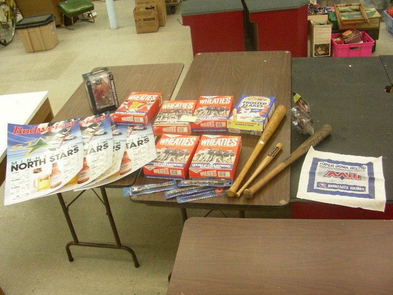 Large Lot of Vintage Sports Memorabilia